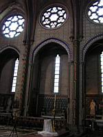 Carcassonne - Cathedrale Saint-Michel - Peinture interieure (7)